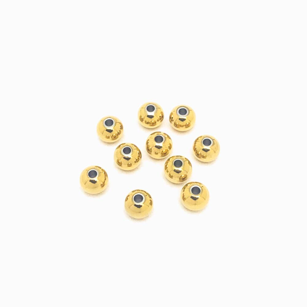 Bolas 6mm - Aço Inox Dourado