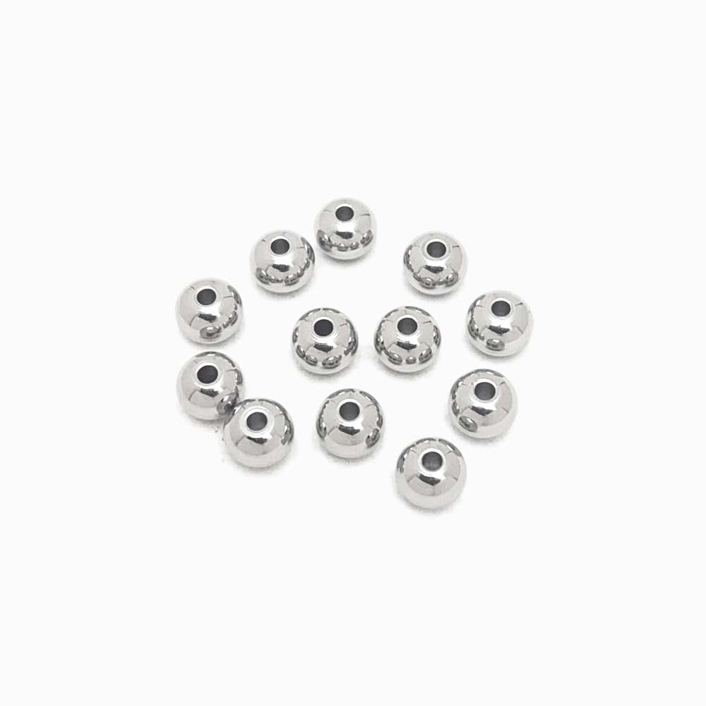 Bolas 4mm - Aço Inox Prateado