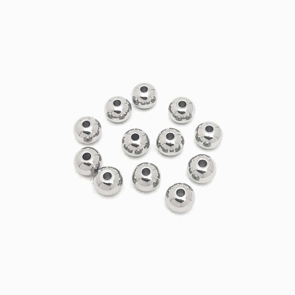 Bolas 4mm - Aço Inox Prateado