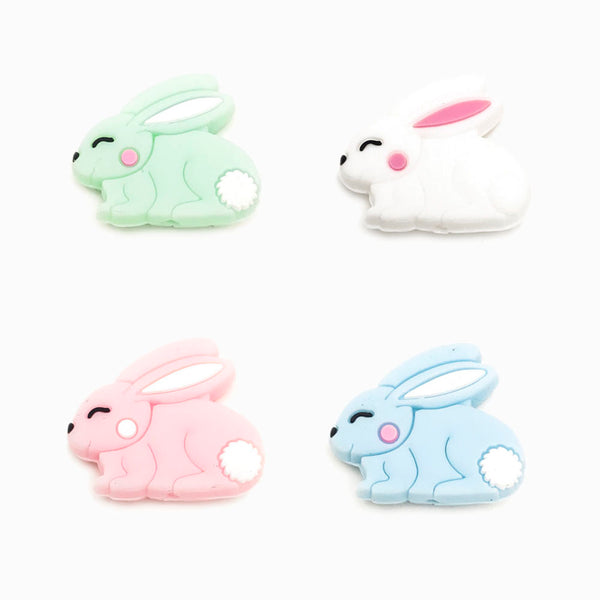 Mordedor coelho de silicone conjuntos