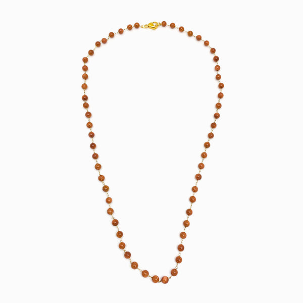 Colar de pedras semipreciosas sol