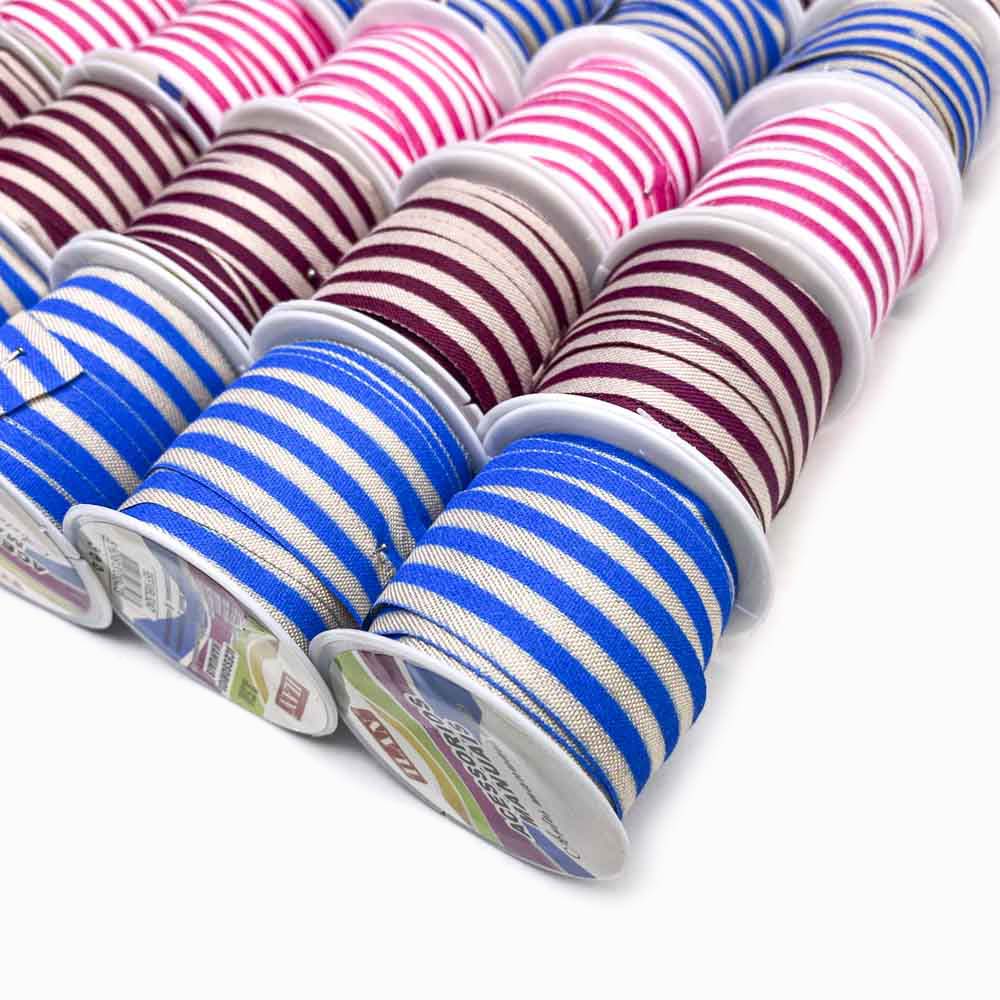 conjunto 25 rolos fita de tecido 20mm