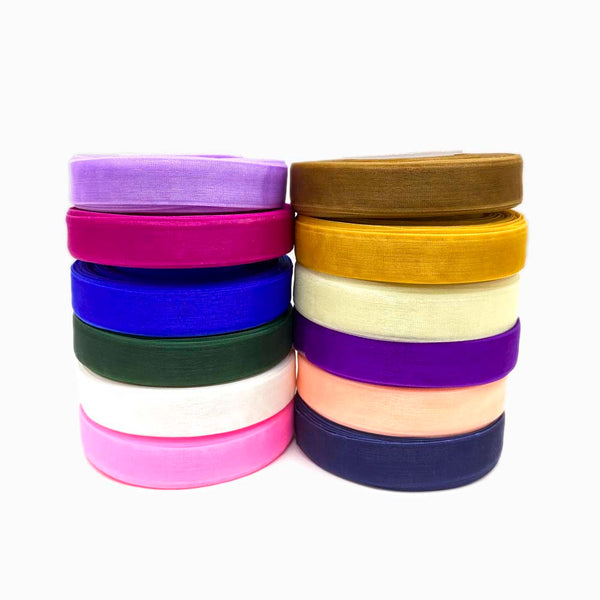 Rolo 31m Fita de Organza 6/10/15/20mm