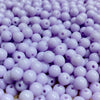 Contas acrílicas 6mm lavanda