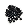 Contas acrílicas 6mm preto