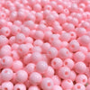 Contas acrílicas 6mm rosa bebé
