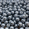 Pérola sintética 8mm cinza