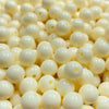 Contas acrílicas 10mm amarelo claro