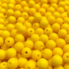 Contas acrílicas 8mm amarelo