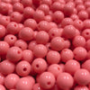 Contas acrílicas 8mm rosa vermelho
