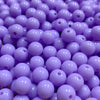 Contas acrílicas 10mm roxo claro