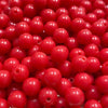 Contas acrílicas 10mm vermelho