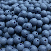 Contas acrílicas fosca 8mm azul profundo