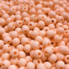 Contas acrílicas fosca 6mm salmão claro