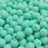 Contas acrílicas fosca 6mm verde água