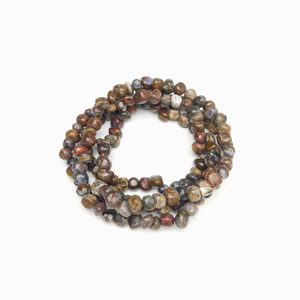 Contas de pedra cascalho