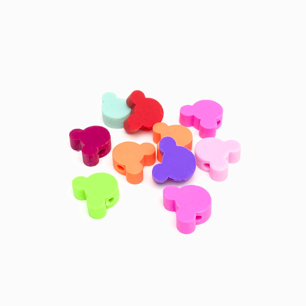 entremeio de borracha em forma de cabeça de mickey