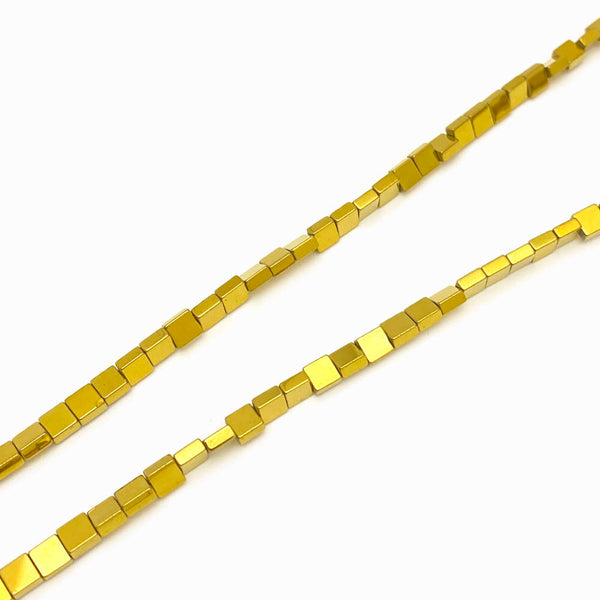 Contas de hematita dourado