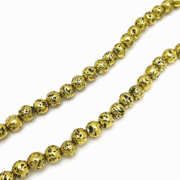 Contas de hematita dourado