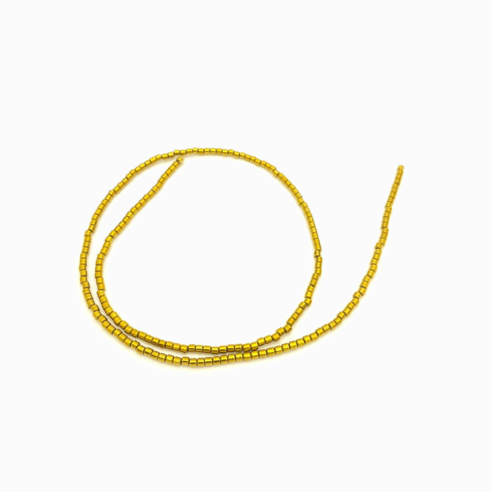 Fiada contas de hematita dourado