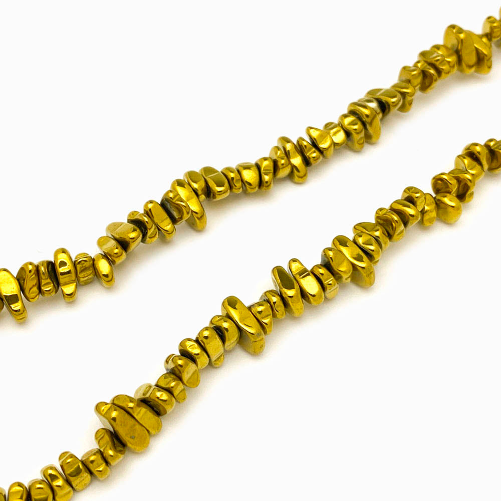 Contas de hematita dourado