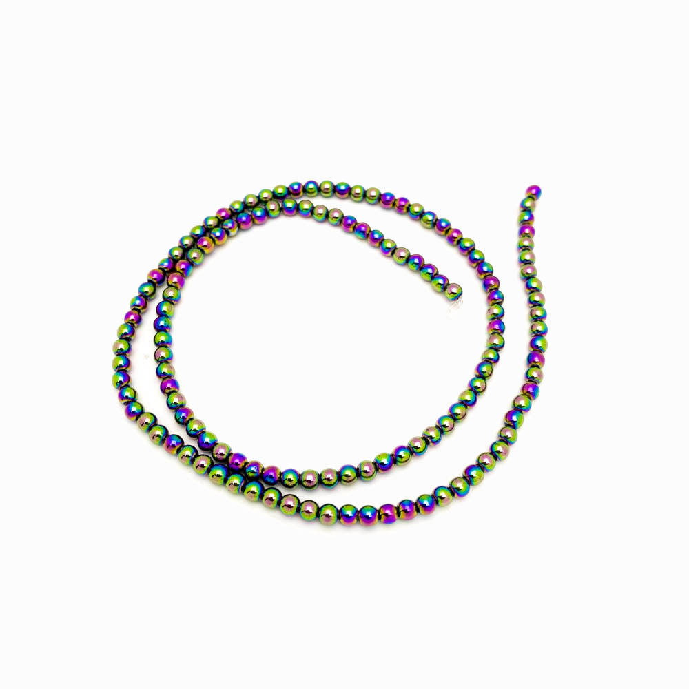 Contas de hematita prateado