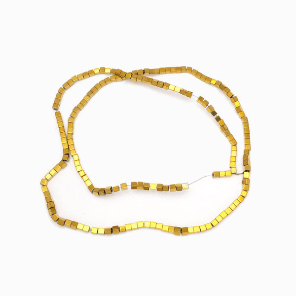 Contas de hematita dourado