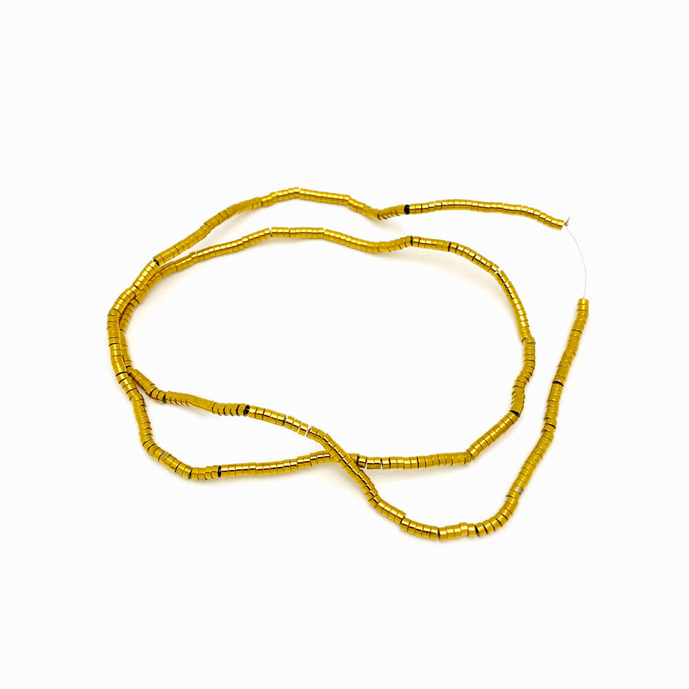 Contas de hematita dourado