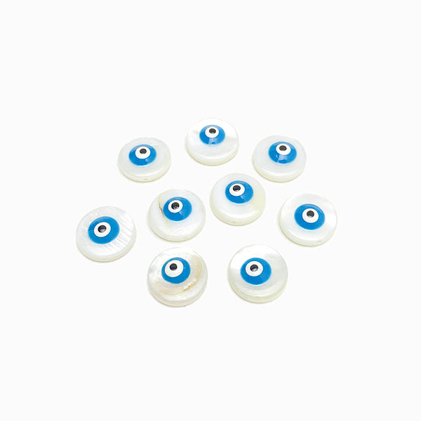 Entremeio Olho Turco Madrepérola 12mm