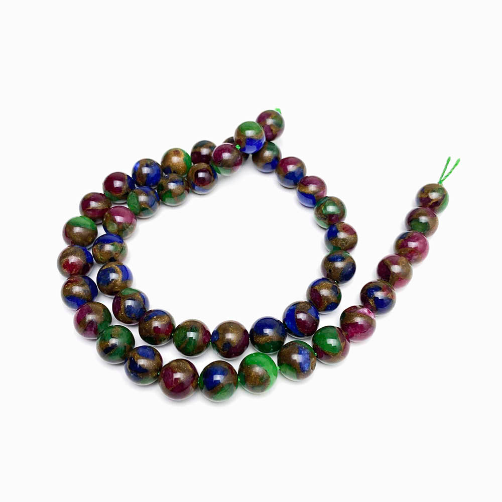 Contas de pedra calcedónia mix