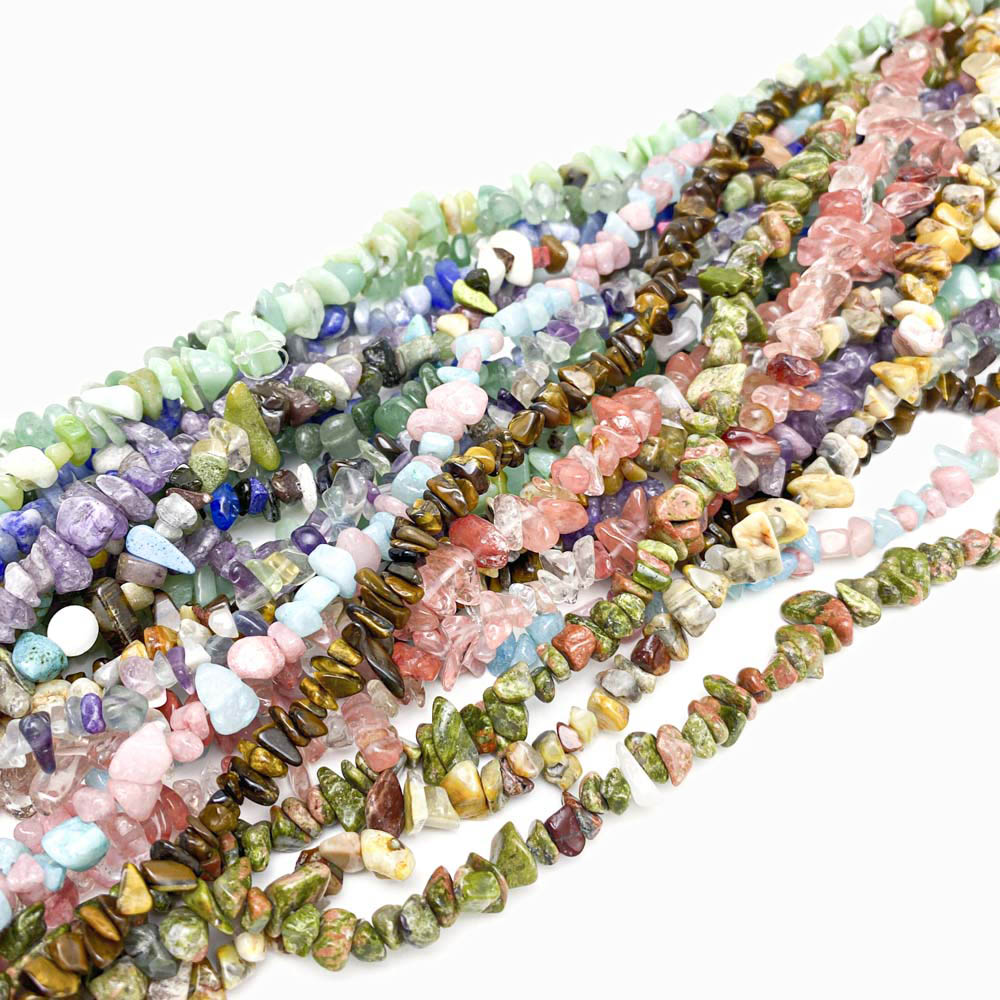 Contas de pedra cascalho