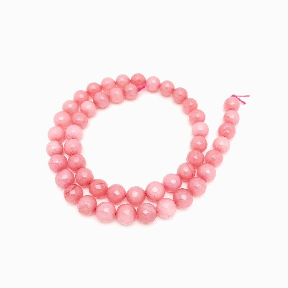 Fiada Contas Ágata Facetadas 8mm