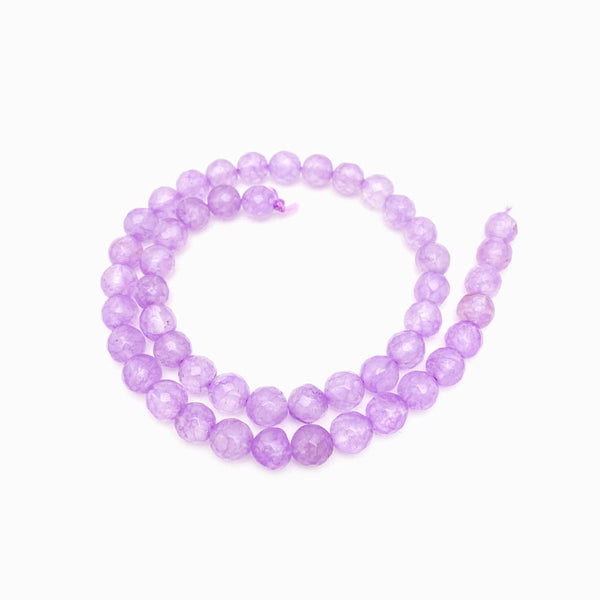 Fiada Contas Ágata Facetadas 8mm