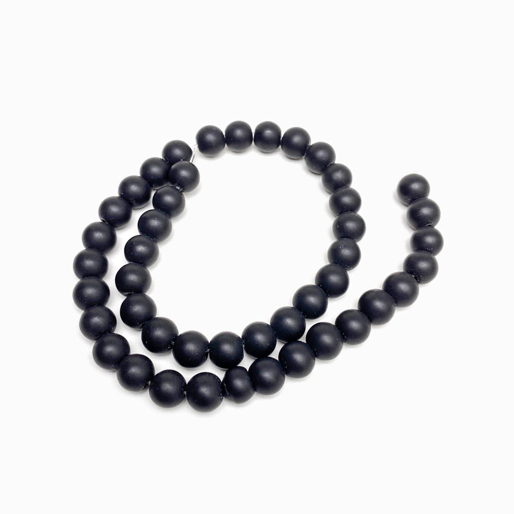 Fiada Contas Pedra Ónix Matte 8mm