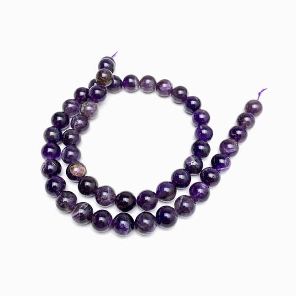 Fiada Contas Ametista 8mm