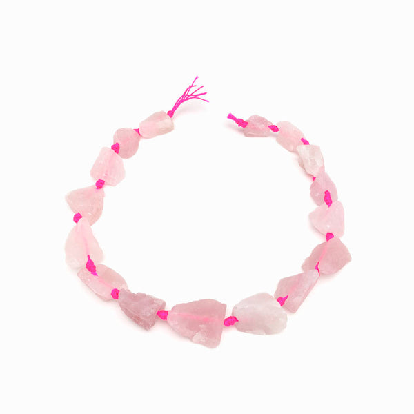 Contas de pedra semipreciosa facetadas rosa