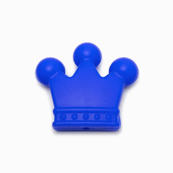 Contas de silicone coroa para montar porta-chucha