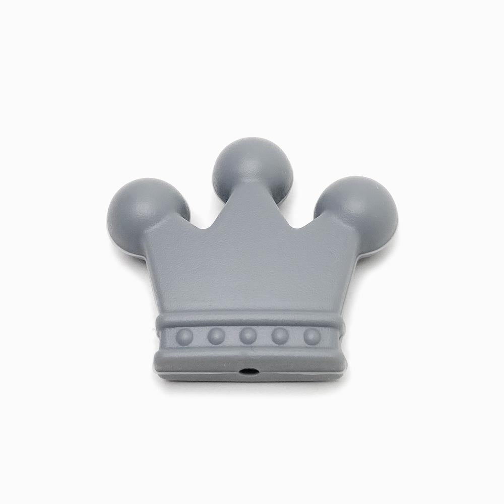 Contas de silicone coroa para montar porta-chucha