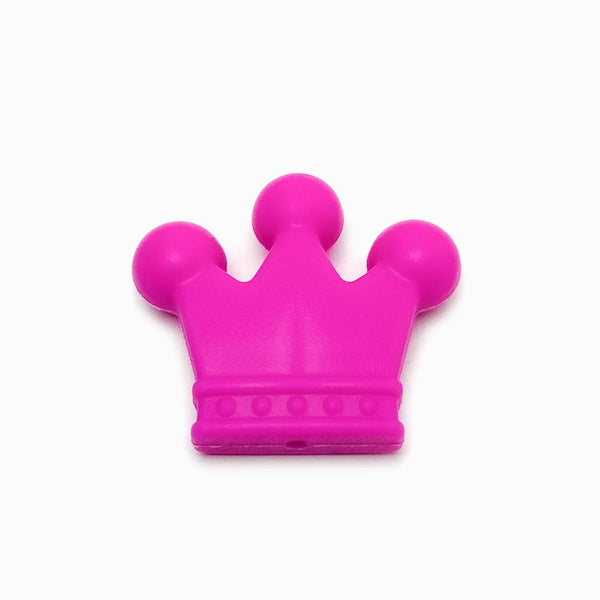 Contas de silicone coroa para montar porta-chucha