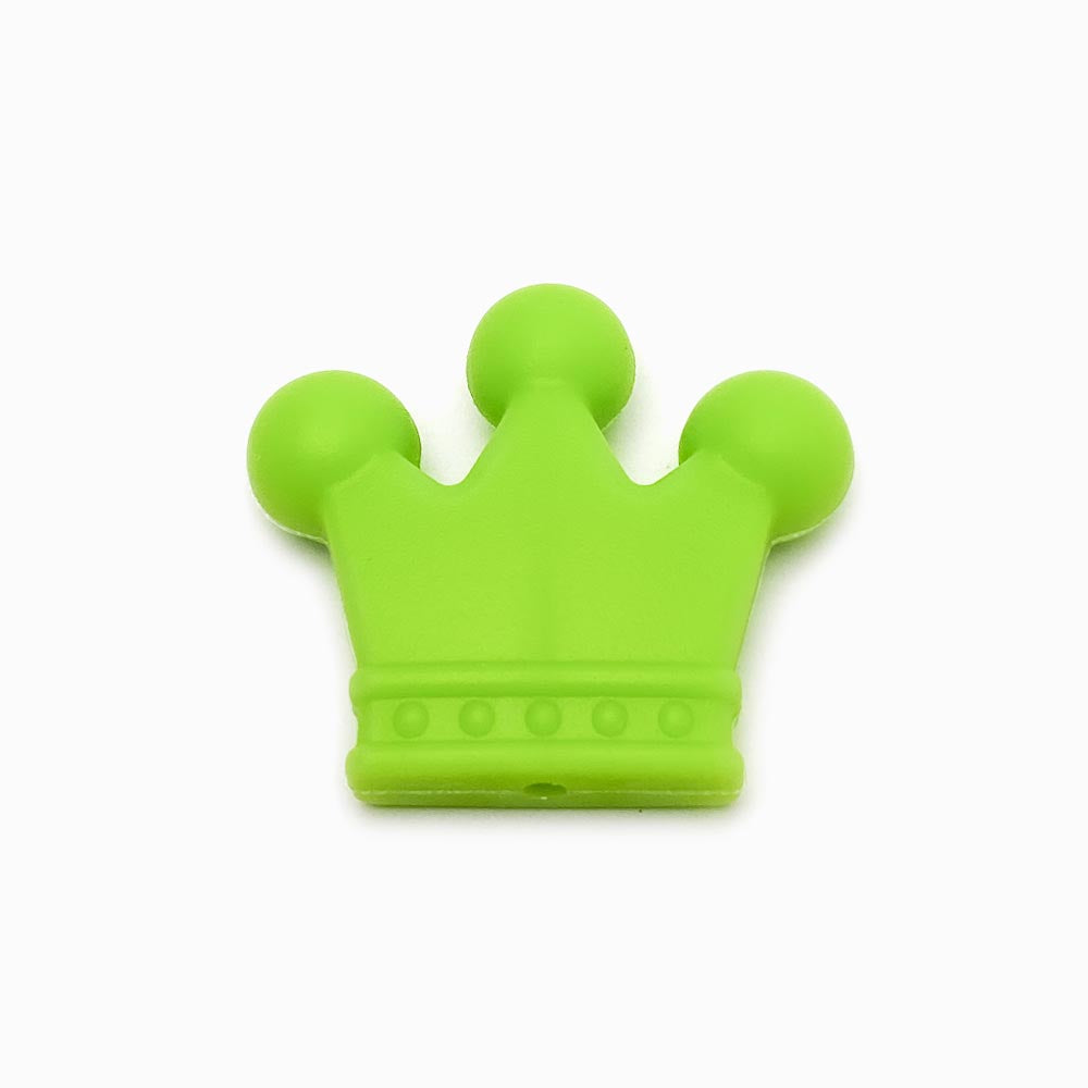 Contas de silicone coroa para montar porta-chucha