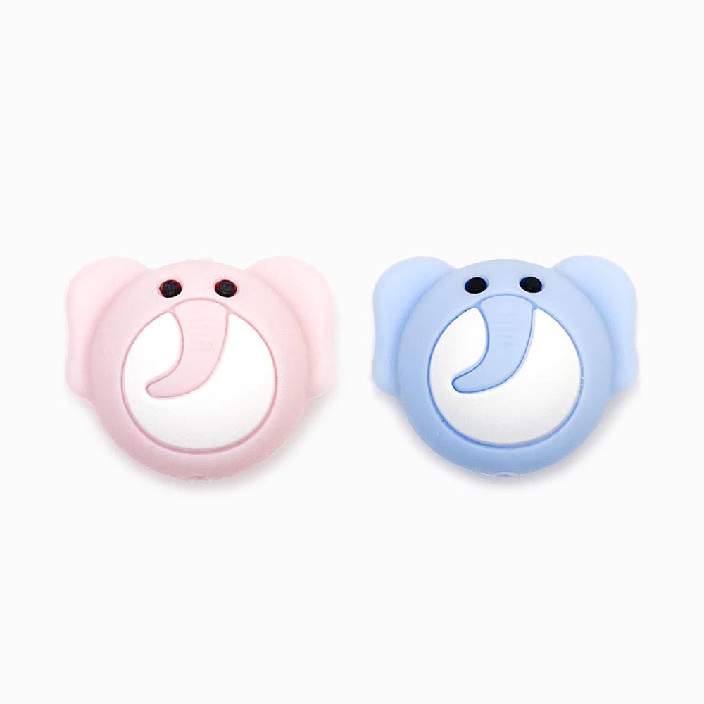 Elefante em silicone para montar porta-chucha