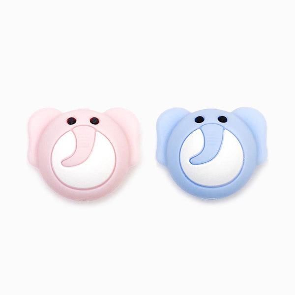 Elefante em silicone para montar porta-chucha