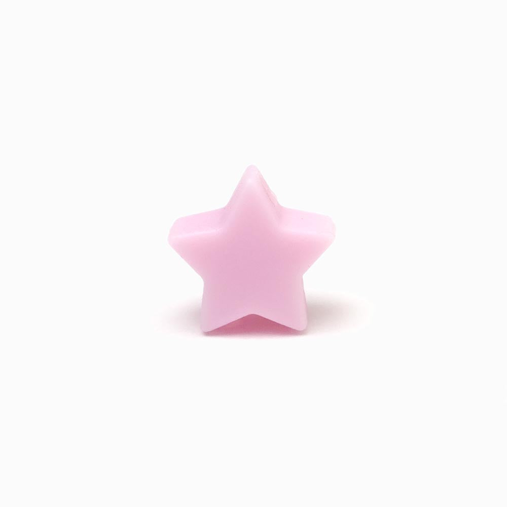 Estrela em silicone para montar porta-chucha