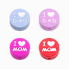 Contas de silicone I Love Mom