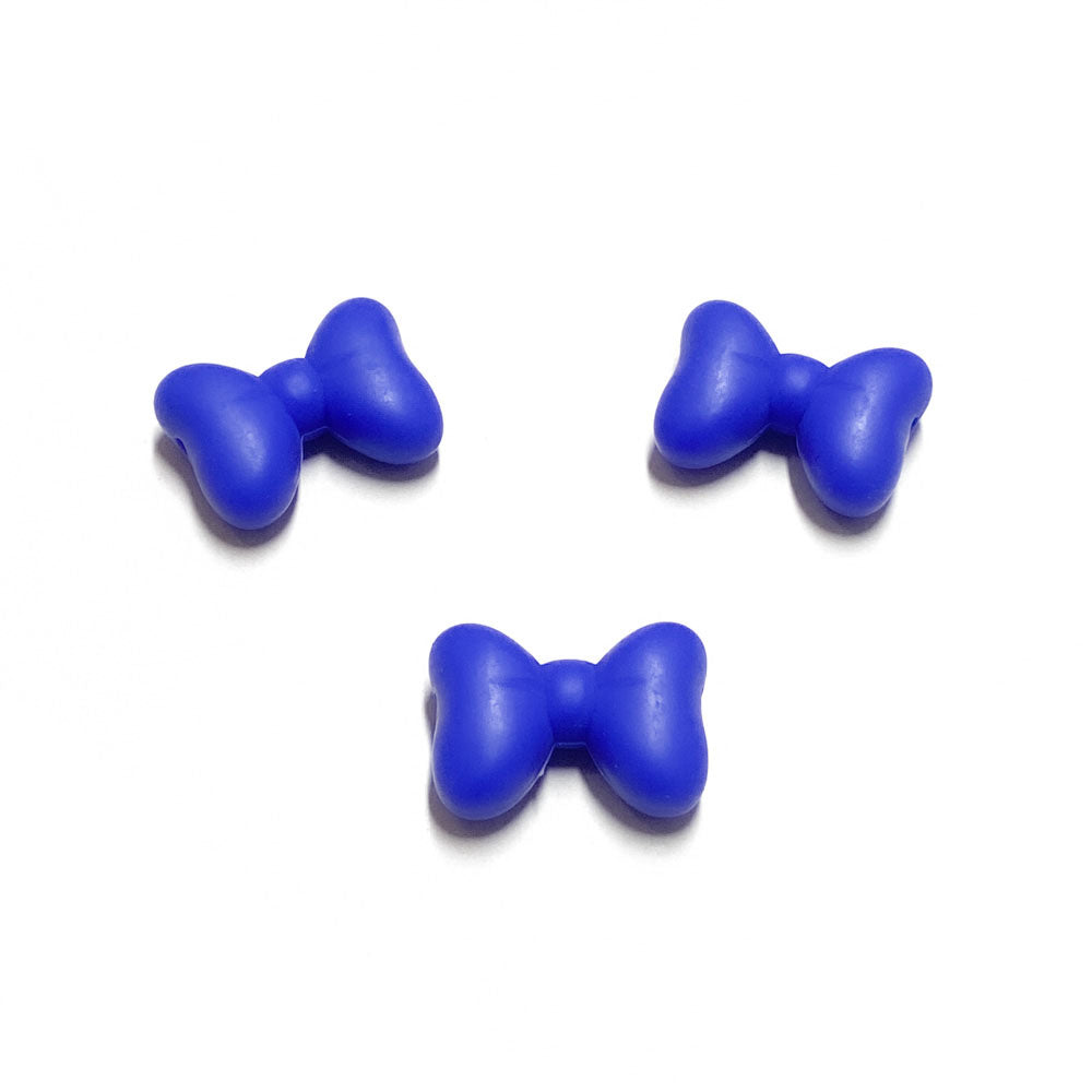 Laço em silicone para montar porta-chucha azul