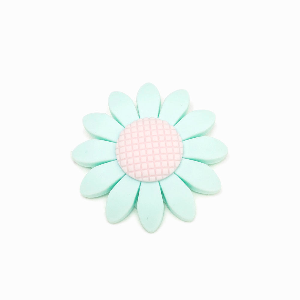 Girassol em silicone para montar porta-chucha