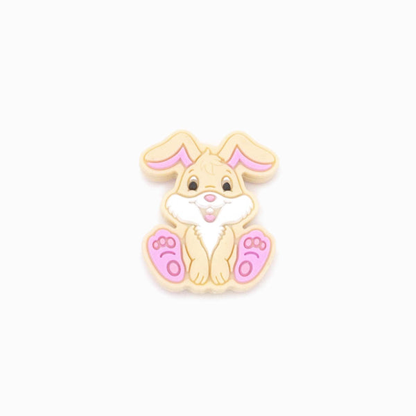 Contas de silicone coelho para montar porta-chucha