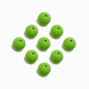 Contas de silicone verde claro