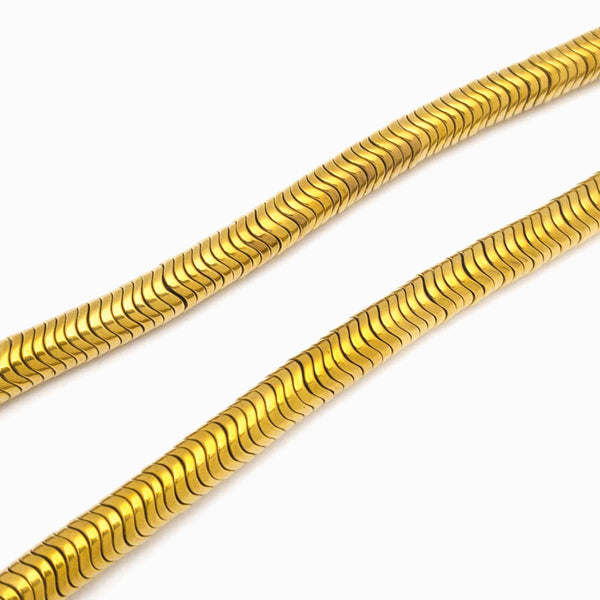 Contas de hematita dourado