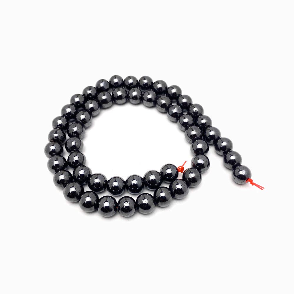 Contas de hematita prateado